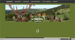 Desktop Screenshot of potts-jagdkontor.de